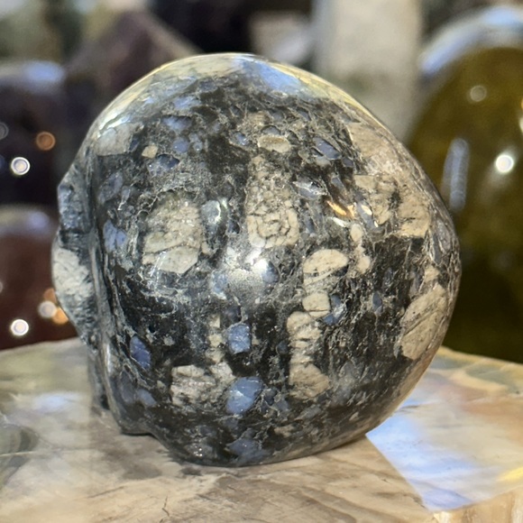 Blue Que Sera Crystal Skull Carving! - Picture 5 of 8